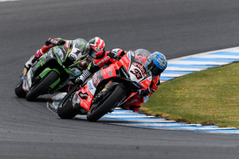Меландри и Рей (WSBK 2018, Филлип-Айленд)