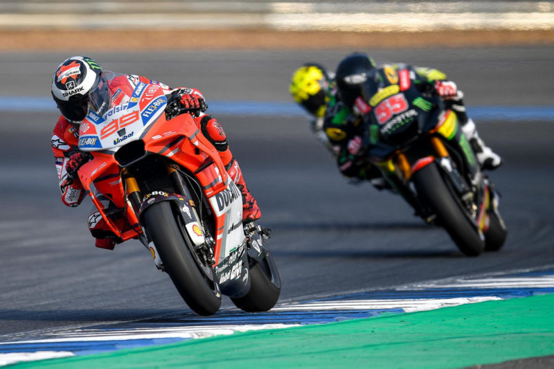 Аэрообтекатель Ducati (тесты в Таиланде 2018)