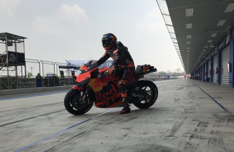 Аэрообтекатель КТМ (тесты MotoGP 2018 в Таиланде)