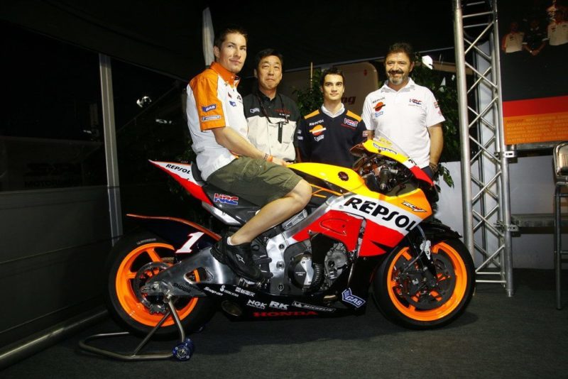 Хэйден и Педроса на презентации Repsol Honda 2007