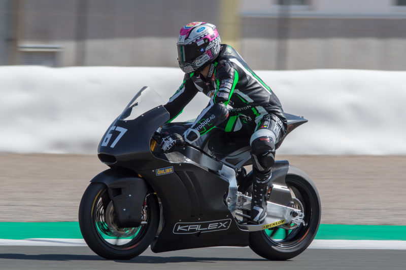 Жиско Раффин тестирует Kalex Triumph Moto2