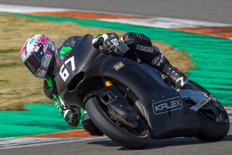 Жиско Раффин тестирует Kalex Triumph Moto2