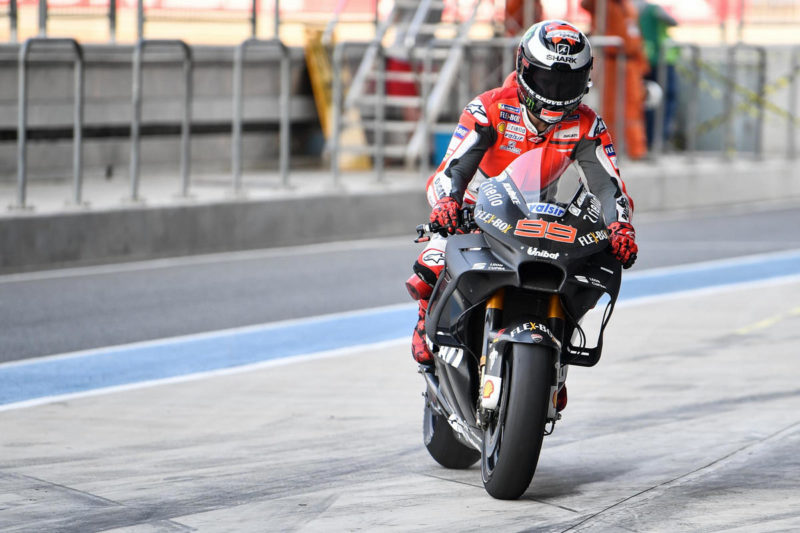 Аэрообтекатель Ducati (тесты в Таиланде 2018)