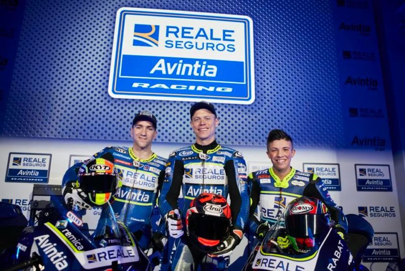 Симеон, Рабат и Лои на презентации Reale Avintia Racing 2018