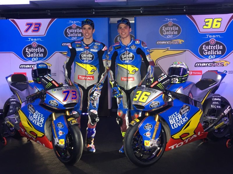 А. Маркес и Мир на презентации EG Marc VDS 2018