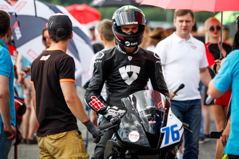 Макар Юрченко на гонке RSBK (Нижний Новгород, 2017)