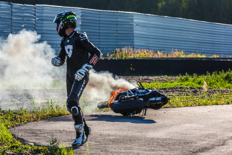 Макар Юрченко на гонке RSBK (Нижний Новгород, 2017)