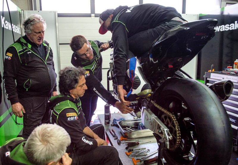 Kawasaki Владимира Леонова (WSBK 2018, Арагон)
