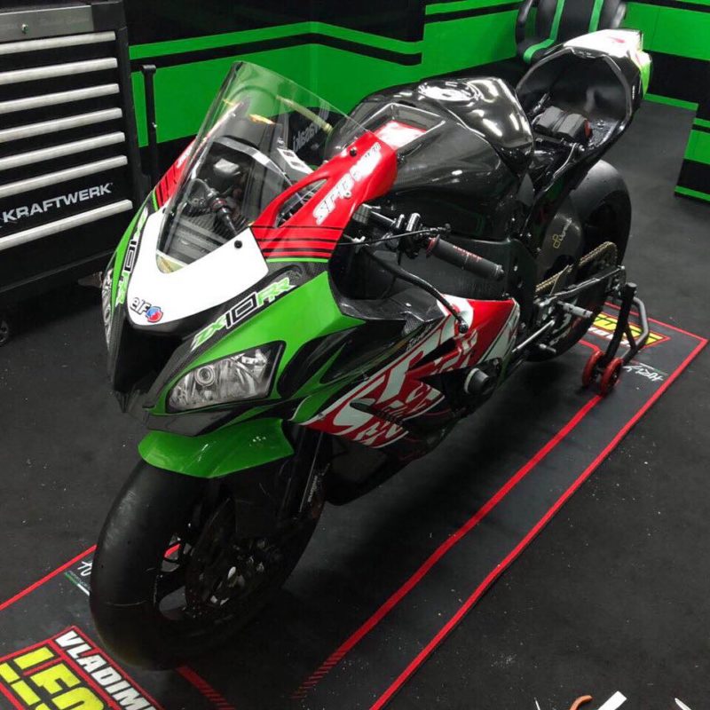Kawasaki Владимира Леонова (WSBK 2018, Арагон)