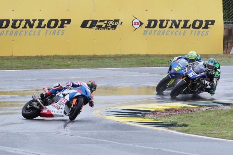 Роджер Хэйден теряет управление на Роуд Атланте (MotoAmerica 2018)