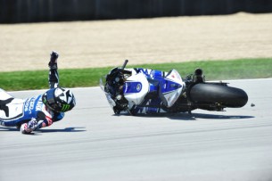 Падение Бэна Списа квалификация Гран-При Индианаполиса 2012