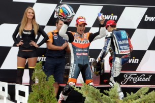 Дани Педроса на подиуме в Брно 2012