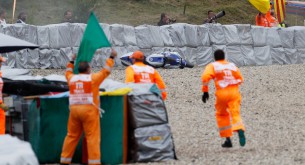 Падение Бэна Списа Гран-При Чехии в Брно 2012