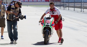 Падение Ники Хэйдена квалификация Гран-При Индианаполиса 2012