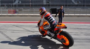 Дани Педроса тест Арагон MotoGP 2012