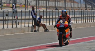 Дани Педроса тест Арагон MotoGP 2012
