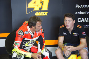 Лорис Капиросси и Алекс Эспаргаро