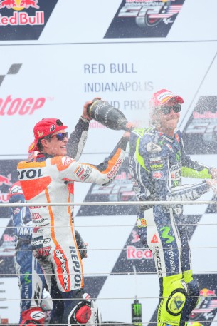 Марк Маркес и Валентино Росси, MotoGP 2014