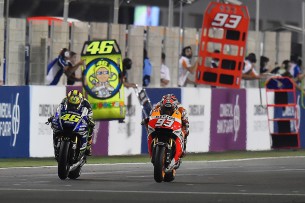 Валентино Росси и Марк Маркес, MotoGP 2014