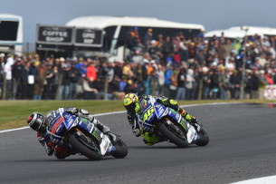 Хорхе Лоренцо и Валентино Росси, Movistar Yamaha MotoGP