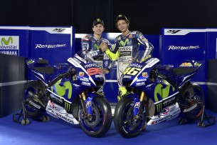 Презентация мотоцикла Yamaha M1 MotoGP 2015 года
