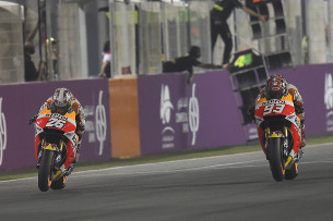 Дани Педроса и Марк Маркес