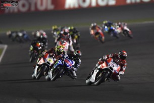 Старт MotoGP Гран-При Катара 2015