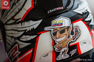 Фотографии шлемов гонщиков чемпионата мира MotoGP