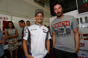 Кейси Стоунер и Киану Ривз