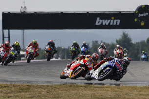 Марк Маркес и Хорхе Лоренцо. Гран-При Чехии, MotoGP 2015