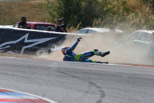 Падение Маверика Виньялеса, Гран-При Чехии, MotoGP 2015