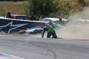 Падение Маверика Виньялеса, Гран-При Чехии, MotoGP 2015