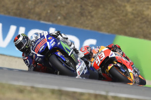 Марк Маркес и Хорхе Лоренцо. Гран-При Чехии, MotoGP 2015