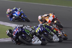 Валентино Росси и Хорхе Лоренсо, Гран-При Катара, MotoGP 2016