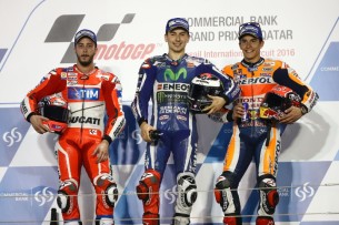 Подиум MotoGP Гран-При Катара 2016