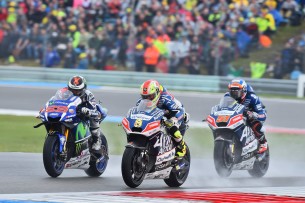 Лоренсо, Барбера и Пирро (Ассен, 2016)