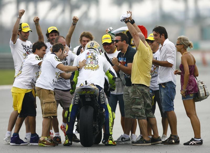 Валентино Росси - чемпион MotoGP 2009 (Сепанг, 2009)