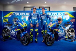 Ианноне и Ринс, презентация Suzuki Ecstar 2018