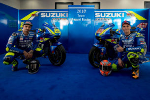 Ианноне и Ринс, презентация Suzuki Ecstar 2018
