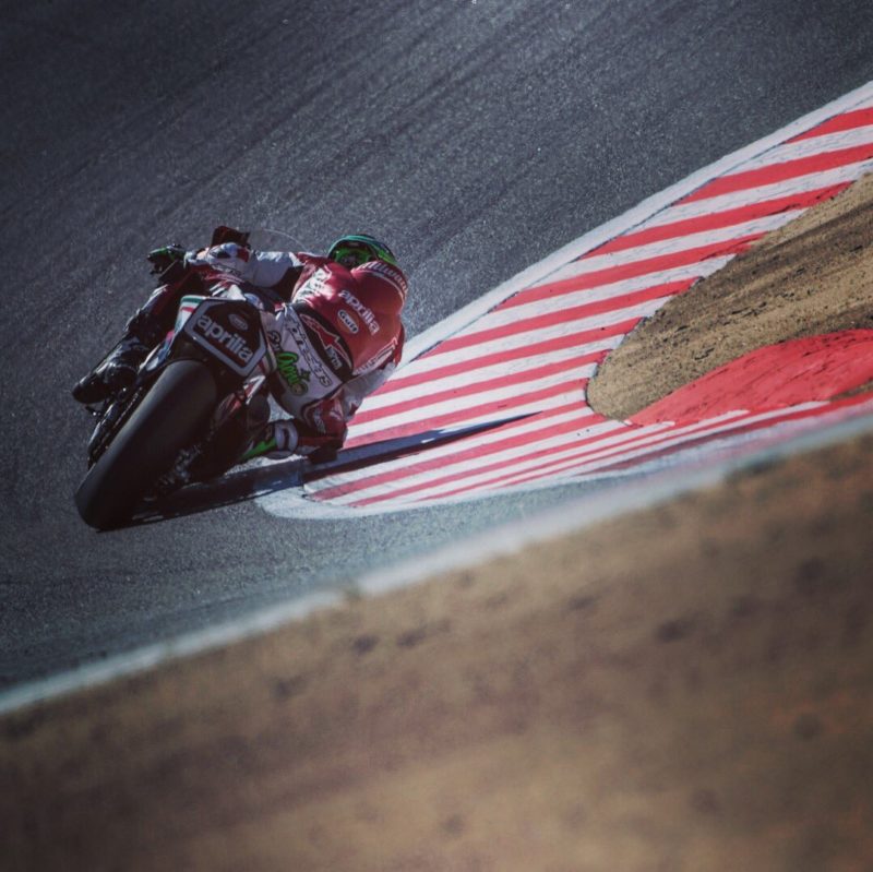 Юджин Лаверти на подиуме в Лагуна Секе (WSBK, 2018)