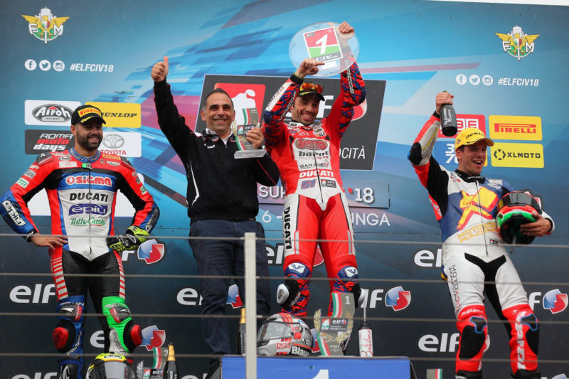 Микеле Пирро - чемпион CIV Superbike 2018