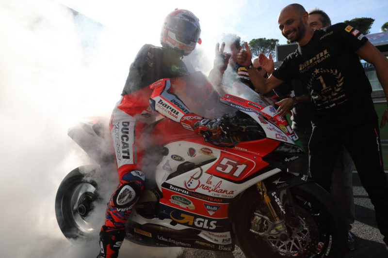 Микеле Пирро - чемпион CIV Superbike 2018