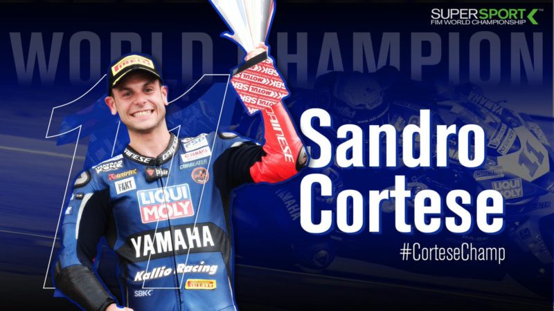 Сандро Кортезе - чемпион World Supersport 2018