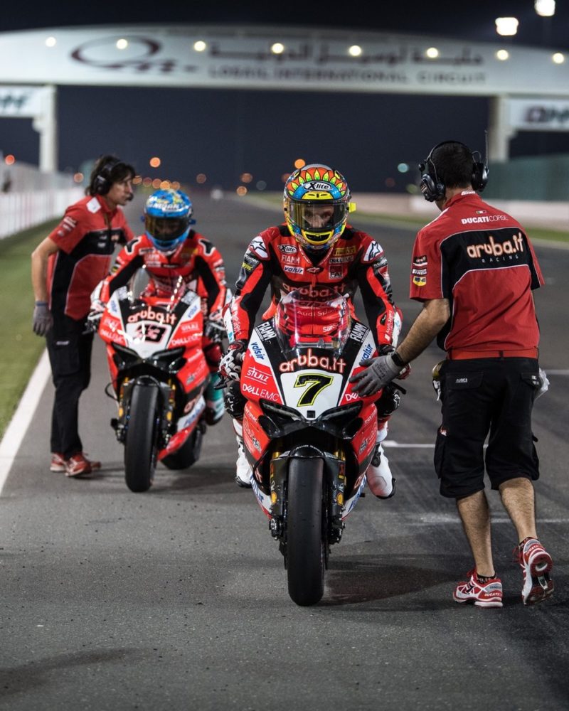 Дэвис и Меландри (WSBK, Лосаил, 2018)