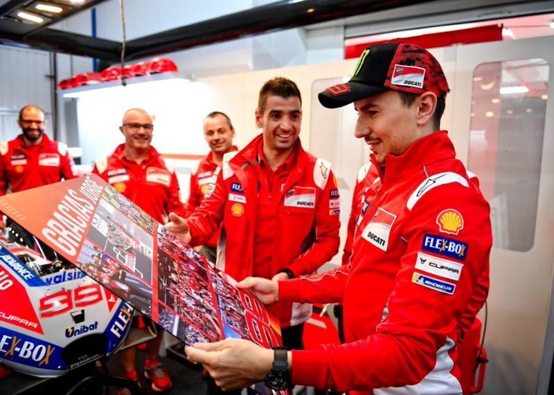 Хорхе Лоренсо прощается с Ducati (Рикардо Тормо, 2018)