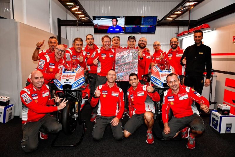 Хорхе Лоренсо прощается с Ducati (Рикардо Тормо, 2018)