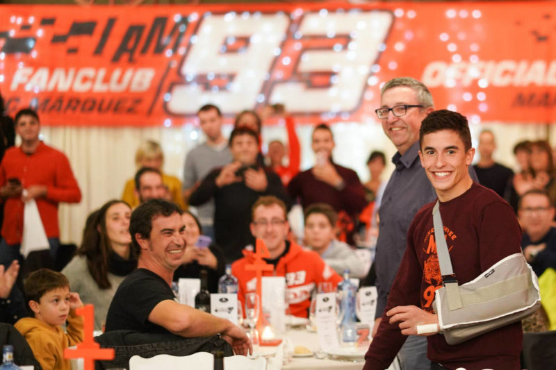 Марк Маркес на ужине своего фан-клуба