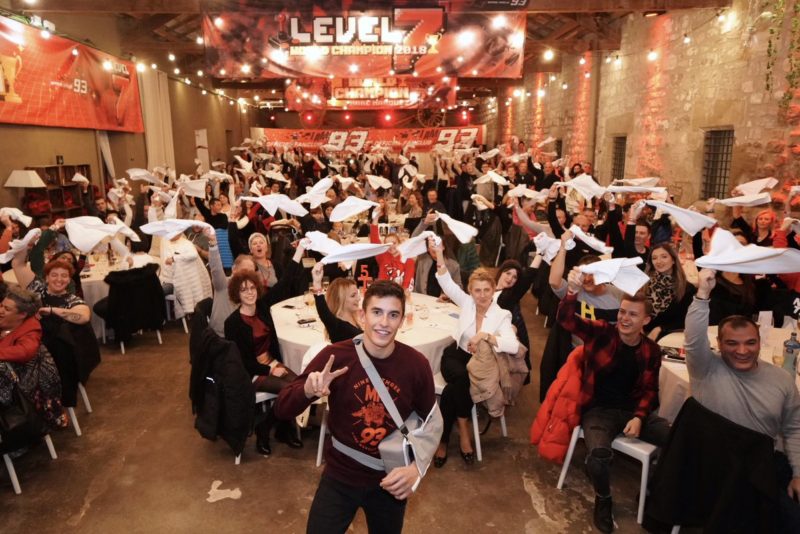 Марк Маркес на ужине своего фан-клуба