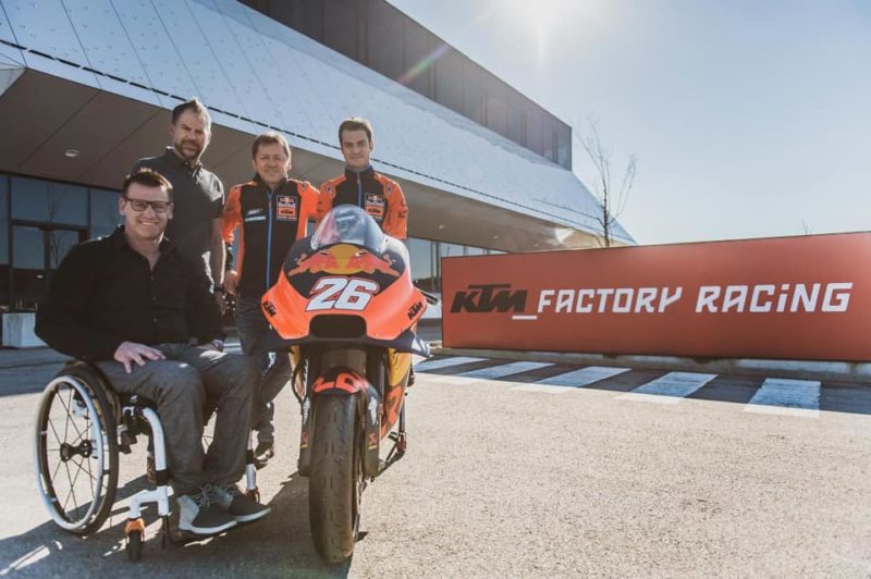 Дани Педроса на фабрике KTM Factory Racing