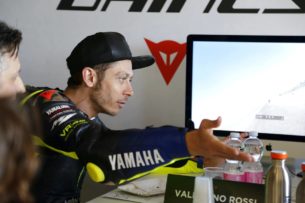 Валентино Росси на Dainese Riding Master (Мизано, 2019)